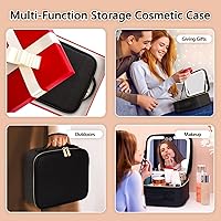 Amazon.co.jp: トラベルメイクアップバッグ LEDライト付き